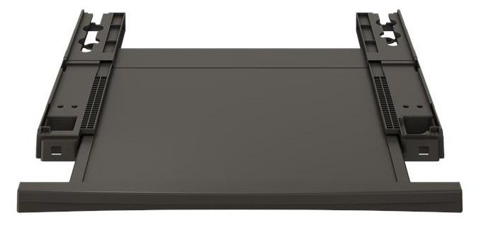 Комплект монтажний Beko для з'єднання пральної машини з сушильною машиною, висувна полиця 60 см, темно-сірий