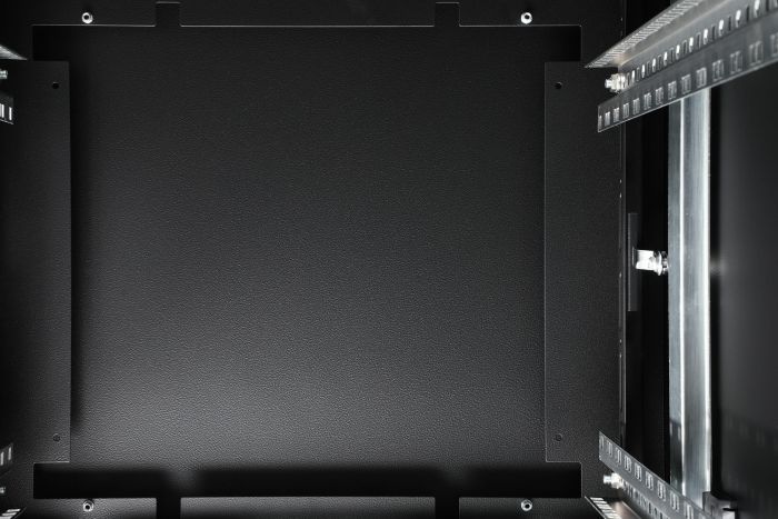 Шафа DIGITUS 19", 42U, Network Unique, перфоровані двері, 600x600 мм, 1200кг максимально, чорна
