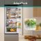 Холодильник з нижн. мороз. камерою Gorenje, 203х66х60см, 2 двері, 283(130)л, А+, Total NF, Зона св-ті, Інвертор, Зовн. Дисп, Wi-Fi, нерж