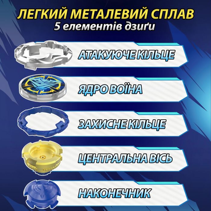 Дзиґа Infinity Nado VII Classic series Громовий Мисливець Тіней (Thunder Shadow Hunter)