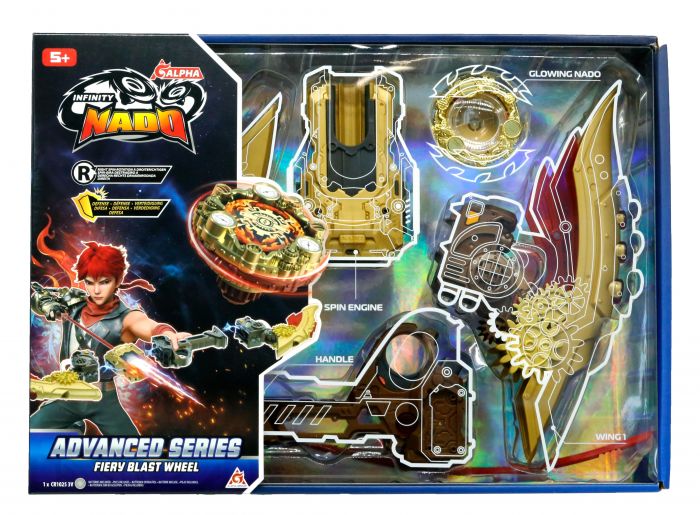 Дзиґа Infinity Nado VII Advanced series Вогняне Колесо Вибуху (Fiery Blast Wheel)