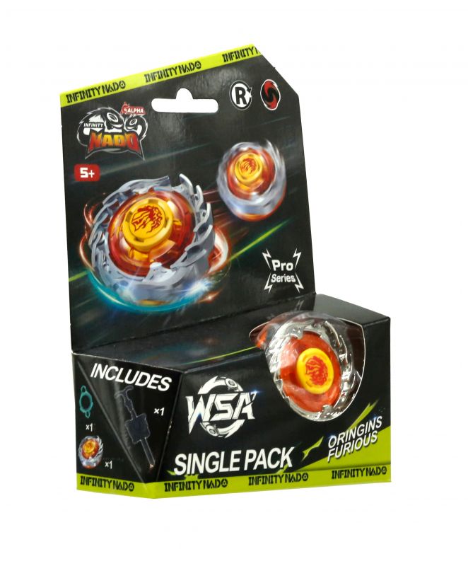 Дзиґа Infinity Nado VII Pro Series Single Pack Origins Лютий Вихор (Furious)