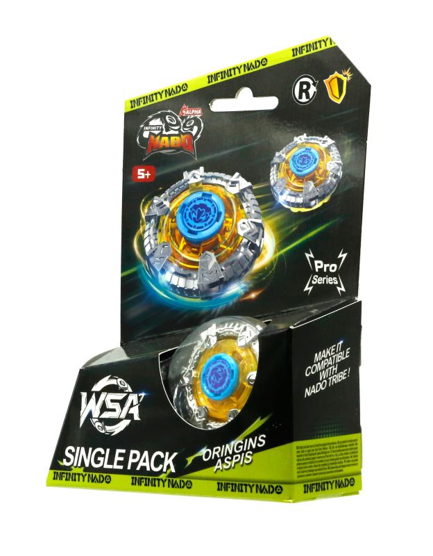 Дзиґа Infinity Nado VII Pro Series Single Pack Origins Щит (Aspis)
