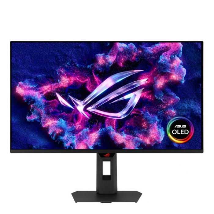 Монітор Asus 26.5" ROG Strix XG27UQDMS 2xHDMI, DP, 2xUSB, QD-OLED, 3840x2160, 240Hz, 0.03ms, DCI-P3 99%, FreeSync, Pivot, HDR400