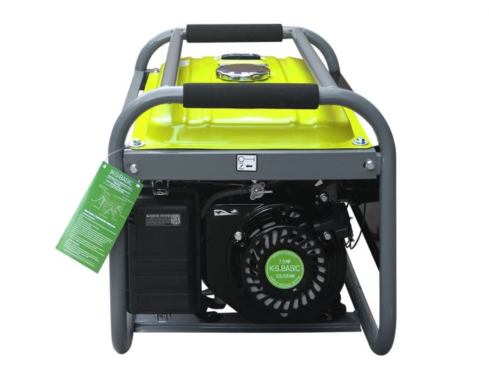 Генератор бензиновий Konner&Sohnen BASIC KSB 30A, 230В, 2.8кВт, ручний стартер, 36.2кг