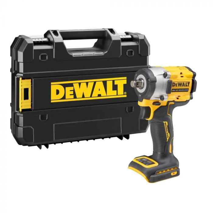 Гайковерт ударний акумуляторний DeWALT XR Li-Ion 18В 610Нм 1400-2500об/хв 3550уд/хв 1/2" кейс TSTAK 1.1кг без АКБ та ЗП