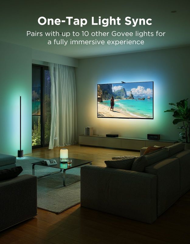 Набір адаптивного підсвічування Govee R2A80 Three-camera TV Backlight 55-65', RGBIC, WI-FI/Bluetooth, чорний