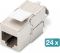 Модуль DIGITUS Keystone САТ 6А RJ45, STP, compact, 24 шт.