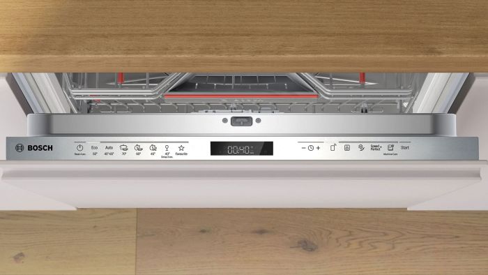 Посудомийна машина Bosch вбудована, 14компл., A, 60см, дисплей, 3й кошик, білий