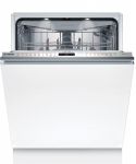 Посудомийна машина Bosch вбудована, 14компл., A, 60см, дисплей, 3й кошик, Zeolith, білий