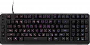 Клавіатура мембранна HyperX Alloy Origins EVE 1800 99key, Red, USB-A, EN/UA, RGB, чорний