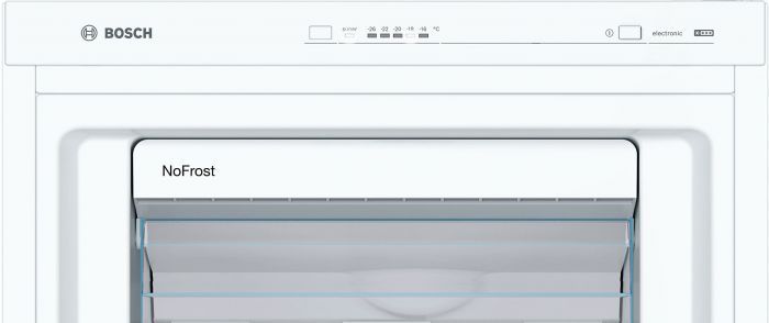 Морозильна камера Bosch, 176x60x65, 225л, 1дв., E, NF, білий