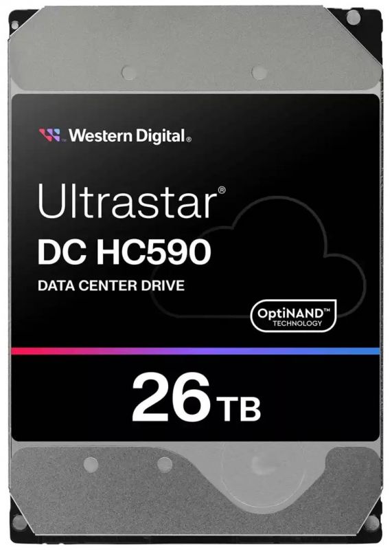Жорсткий диск WD Ultrastar 26TB 3.5" 7200 512MB SATA DC HC590 (WUH722626ALE6L4)