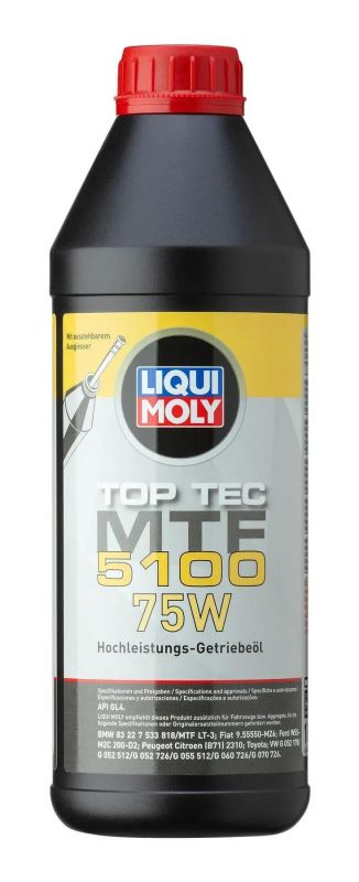 Олива трансмісійна Liqui Moly Top Tec 5100 75W MTF GL-4 DSG 1л (LQ 20842) (20842)