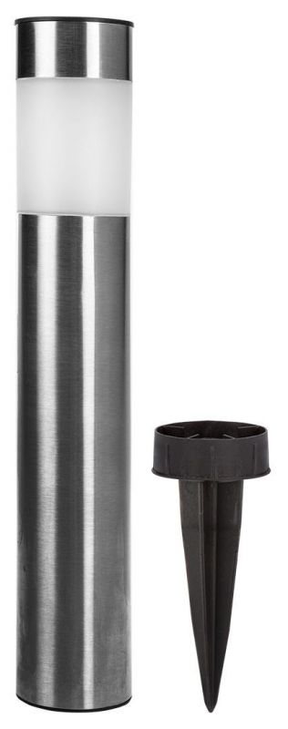 Світильник стовпчик сонячний Neo Tools LED 43см 1.2Вт 8000К IP44 автономний датчик сутінків сірий