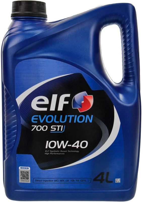 Олива моторна ELF Evolution 700 STI 10W-40 4л (12-4 STI) (214120)