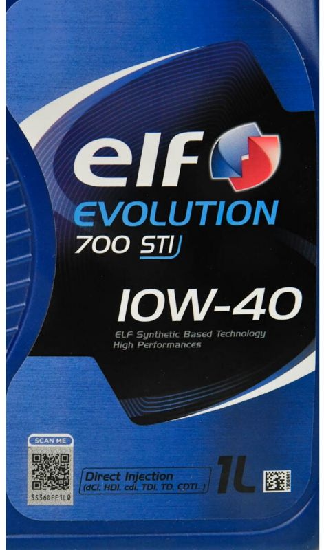 Олива моторна ELF Evolution 700 STI 10W-40 1л (12-1 STI) (214125)