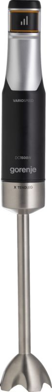 Блендер Gorenje заглибний 1500Вт, 3в1, чаша-2,2л, подрібнювач, шинковка, чорний