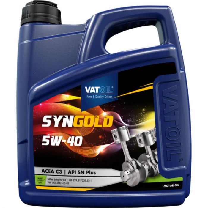 Олива моторна VATOIL SynGold 5W-40 4л (11-4) (50011)