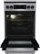 Плита Gorenje комбінована, 70л, 50x60см, метал. кришка, дисплей, IconLed, емальовані реш, титан