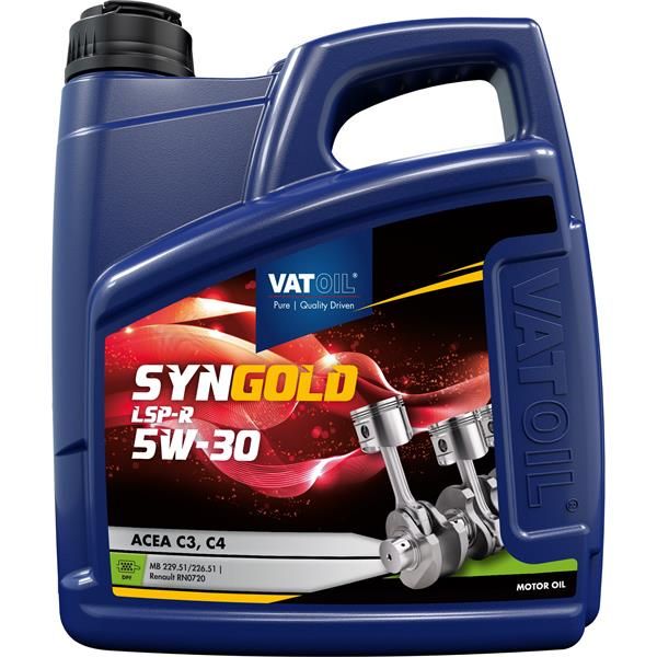 Олива моторна VATOIL SynGold LSP-R 5W-30 4л (10-4 SUPER) (50789)