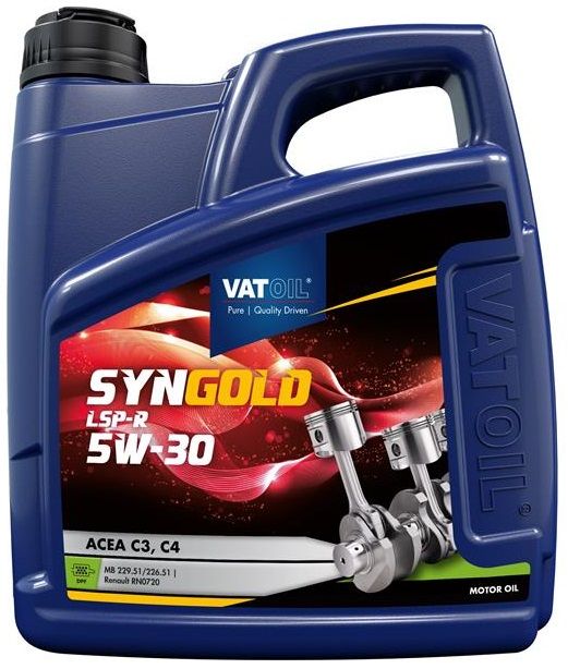 Олива моторна VATOIL SynGold LSP-R 5W-30 4л (10-4 SUPER) (50789)
