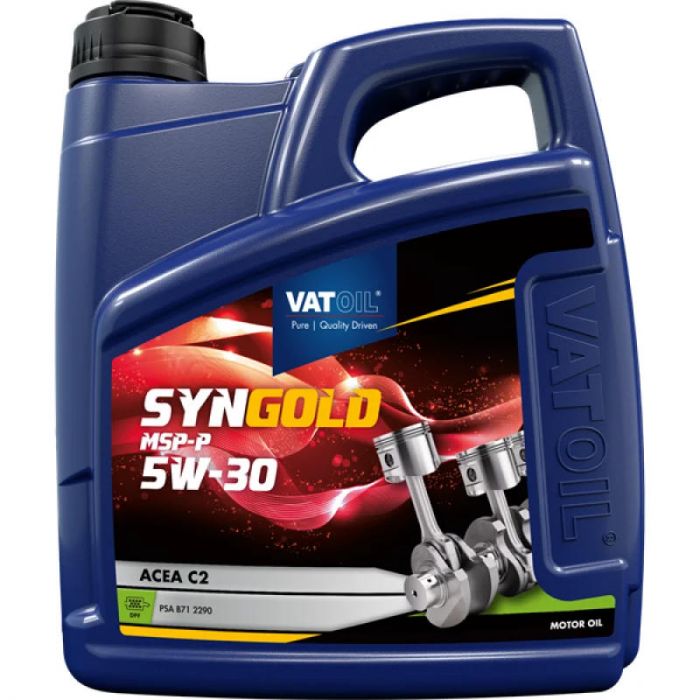Олива моторна VATOIL SynGold MSP-P 5W-30 4л (10-4 PLUS) (50773)