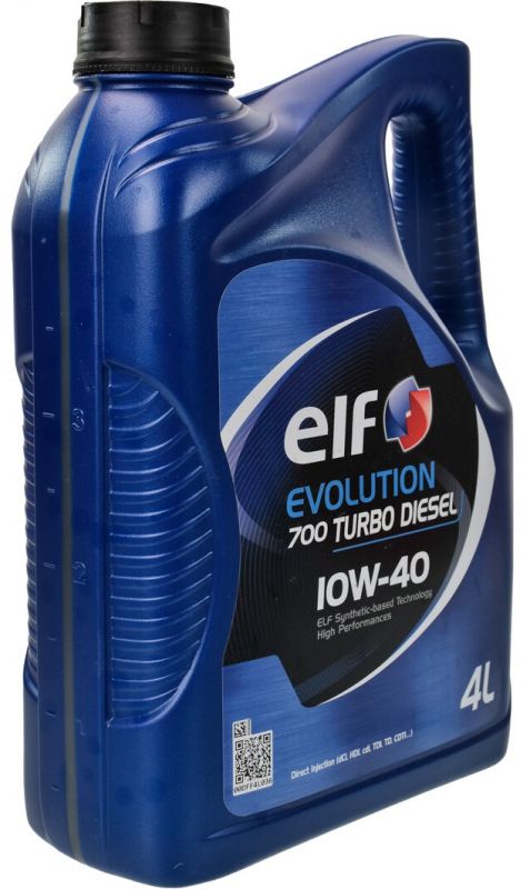 Олива моторна ELF Evolution 700 Turbo Diesel 10W-40 4л (12-4 TD) (194862)