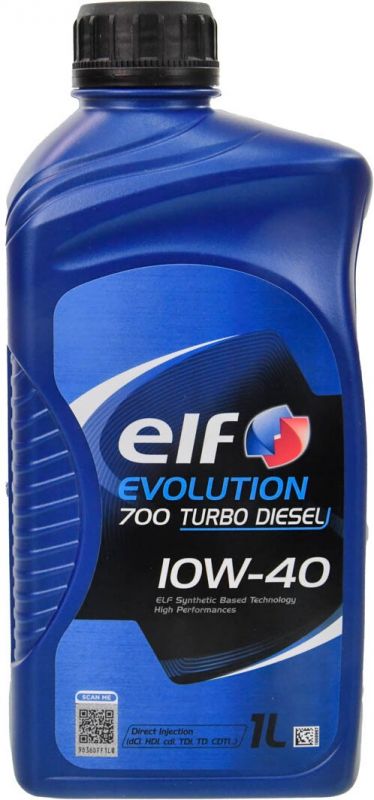 Олива моторна ELF Evolution 700 Turbo Diesel 10W-40 1л (12-1 TD) (214126)