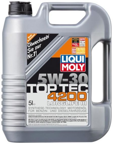 Олива моторна Liqui Moly Top Tec 4200 5W-30 5л (7661/8973)