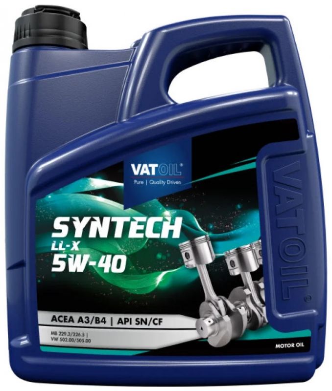 Олива моторна VATOIL SynTech LL-X 5W-40 4л (11-4 LL-X) (50035)