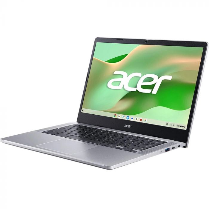 Ноутбук Acer Chromebook CB314-4H 14" FHD IPS, Intel C N100, 8GB, F128GB, UMA, ChromeOS, сріблястий