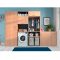 Пральна машина Indesit фронтальна, 6кг, 1000, A+++, 44.6см, дисплей, пара, інвертор, білий