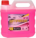 Антифриз Starline Extra K12 G-12+ концентрат рожевий -74°C 3л (NA K12-3)