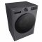 Стиральная машина LG фронтальная, 8кг, 1200, A, 48см, дисплей, пар, инвертор, чорний матовий