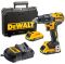 Шурупокрут-дриль акумуляторний DeWALT XR Li-Ion 18В акб 2х2А·год 70Нм 550-2000об/хв кейс, ЗП 1.5кг