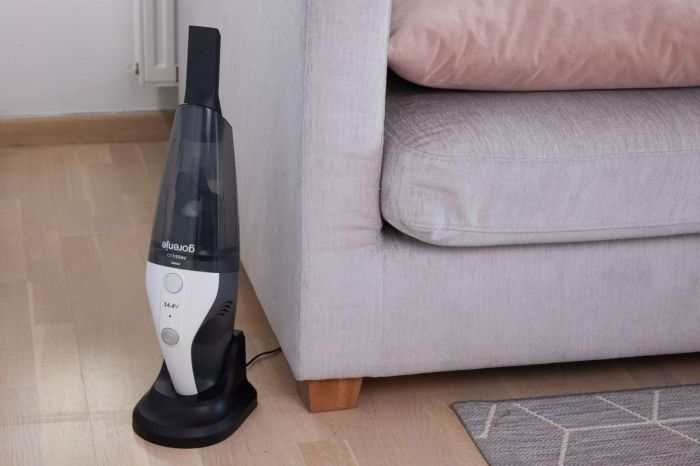 Пилосос Gorenje автомоб, 100Вт, конт пил-0.5л, зарядна станція, автон. робота до 20хв, мікрофільтр, дод.насадки-3 шт, чорний