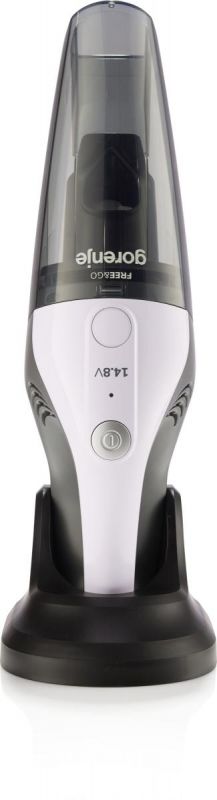 Пилосос Gorenje автомоб, 100Вт, конт пил-0.5л, зарядна станція, автон. робота до 20хв, мікрофільтр, дод.насадки-3 шт, чорний