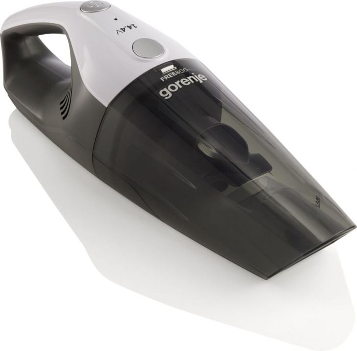 Пилосос Gorenje автомоб, 100Вт, конт пил-0.5л, зарядна станція, автон. робота до 20хв, мікрофільтр, дод.насадки-3 шт, чорний