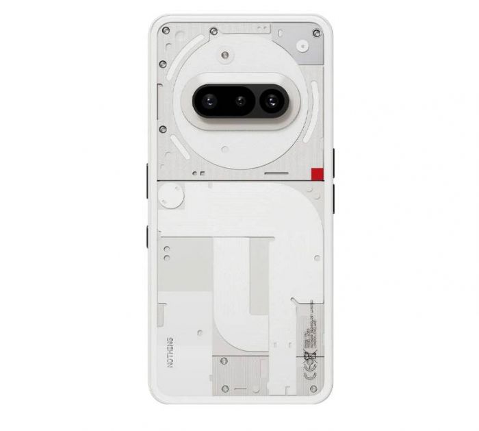 Смартфон Nothing Phone (3a) 6.77" 12/256ГБ, 2SIM, 5000мА•год, білий