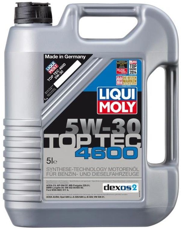 Олива моторна Liqui Moly Top Tec 4600 5W-30 5л (LIM8033) (2316)