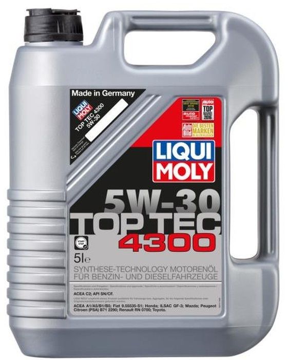 Олива моторна Liqui Moly Top Tec 4300 5W-30 5л (LIM8031) (2324)