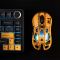 Миша GravaStar Mercury M1 Pro, magnesium alloy body, BT/WL/USB-A, RGB, Battle-Worn Yellow