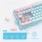 Клавіатура механічна GravaStar Mercury K1 Lite 80keys, GravaStar x BSUN Grey, BT/WL/USB, Aurora Mist