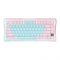 Клавіатура механічна GravaStar Mercury K1 Lite 80keys, GravaStar x BSUN Grey, BT/WL/USB, Aurora Mist
