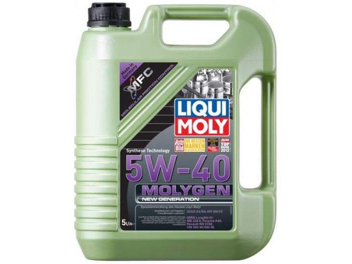 Олива моторна Liqui Moly Molygen New Generation 5W-40 5л (9055/8536)