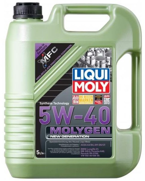 Олива моторна Liqui Moly Molygen New Generation 5W-40 5л (9055/8536)
