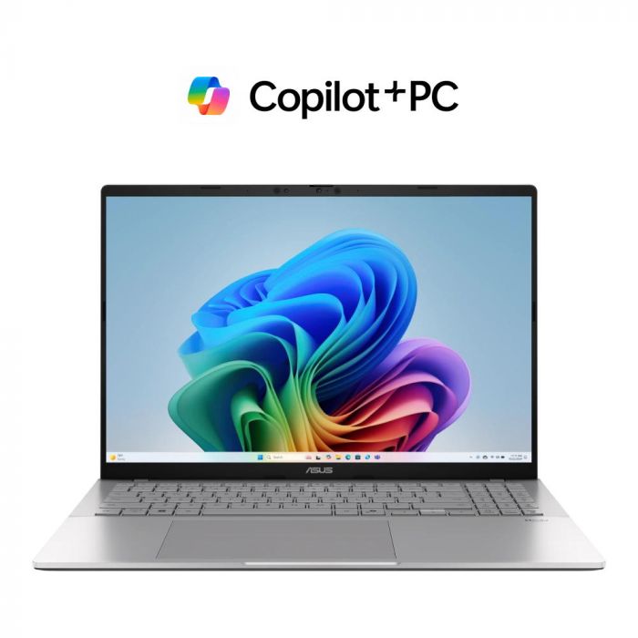 Ноутбук ASUS Vivobook S16 S3607QA-SH043W 16" WUXGA OLED, Qualcomm X X1 26 100, 16GB, F512GB, UMA, Win11, Сріблястий