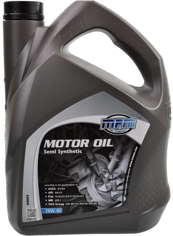 Олива моторна MPM Semi Synthetic 10W-40 5л (04005)