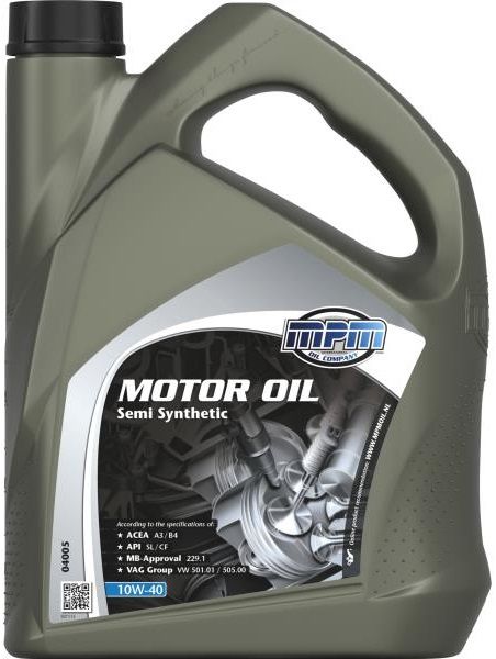 Олива моторна MPM Semi Synthetic 10W-40 5л (04005)